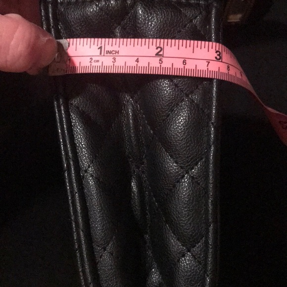Black Leather Crossbody - Picture 5 of 5